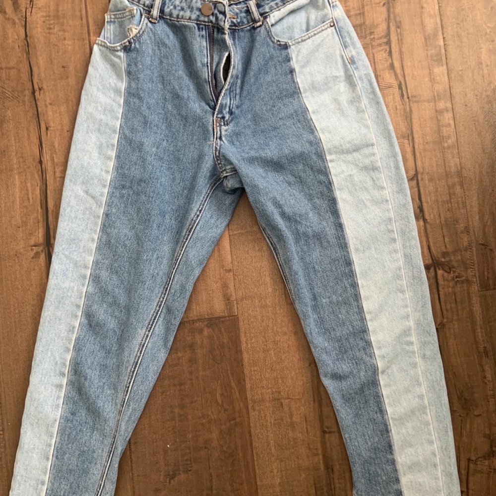 Super trendy multi coloured jeans